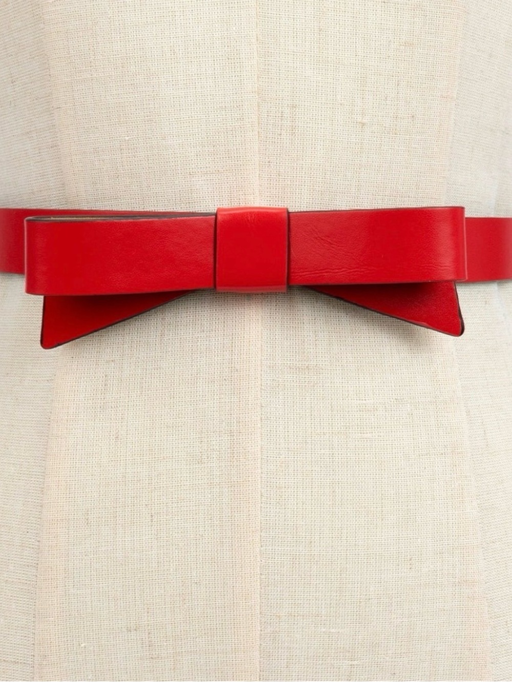 kate spade Red Patent Bow Belt - Picture 2 of 3